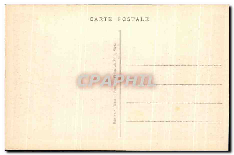 CPA Montlucon L'Hotel de Ville Exposition de Chrysanthemes  — Rückseite