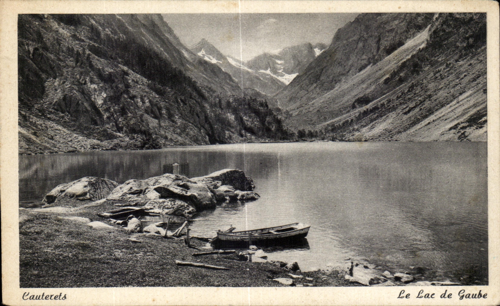 CPA Cauterets Le lac de gaube 