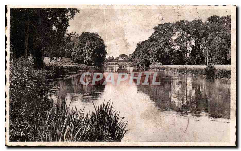 CPA Le lude Paysage Le L'arc Vers le Pont