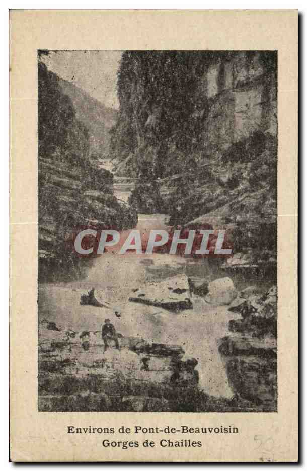 CPA Environs de Pont de Beauvoisin Gorges de Chailles
