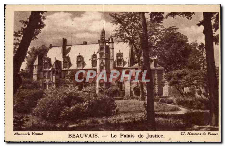 CPA Beauvais Le Palais de Justice