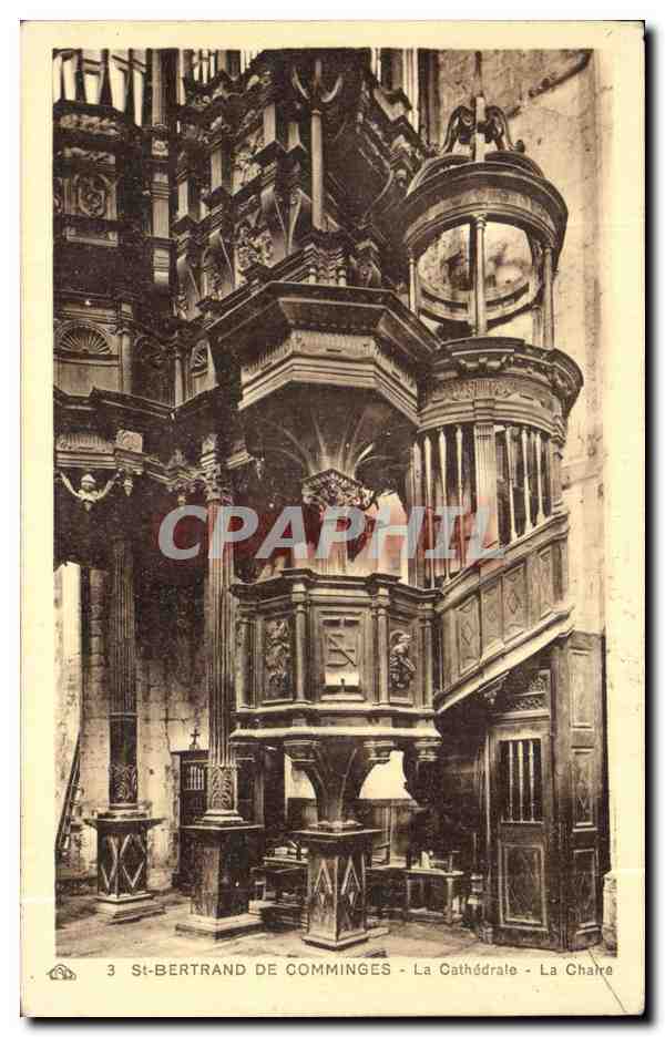 CPA St Bertrand De Comminges La Cathedrale La Chaire