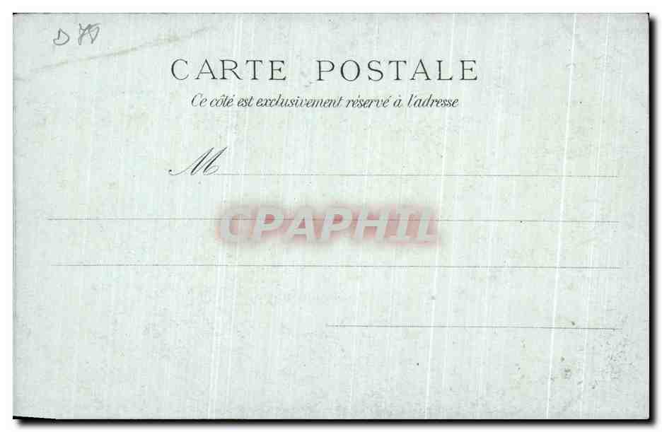 CPA Palais de Versailles la chapelle orgue  — Verso
