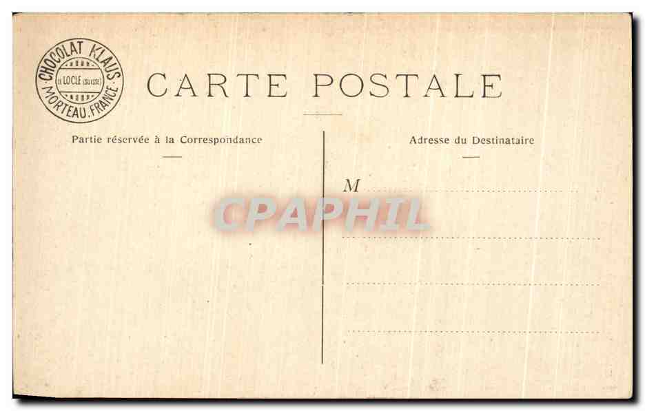 CPA Rouen Chocolat Klaus  — Rückseite