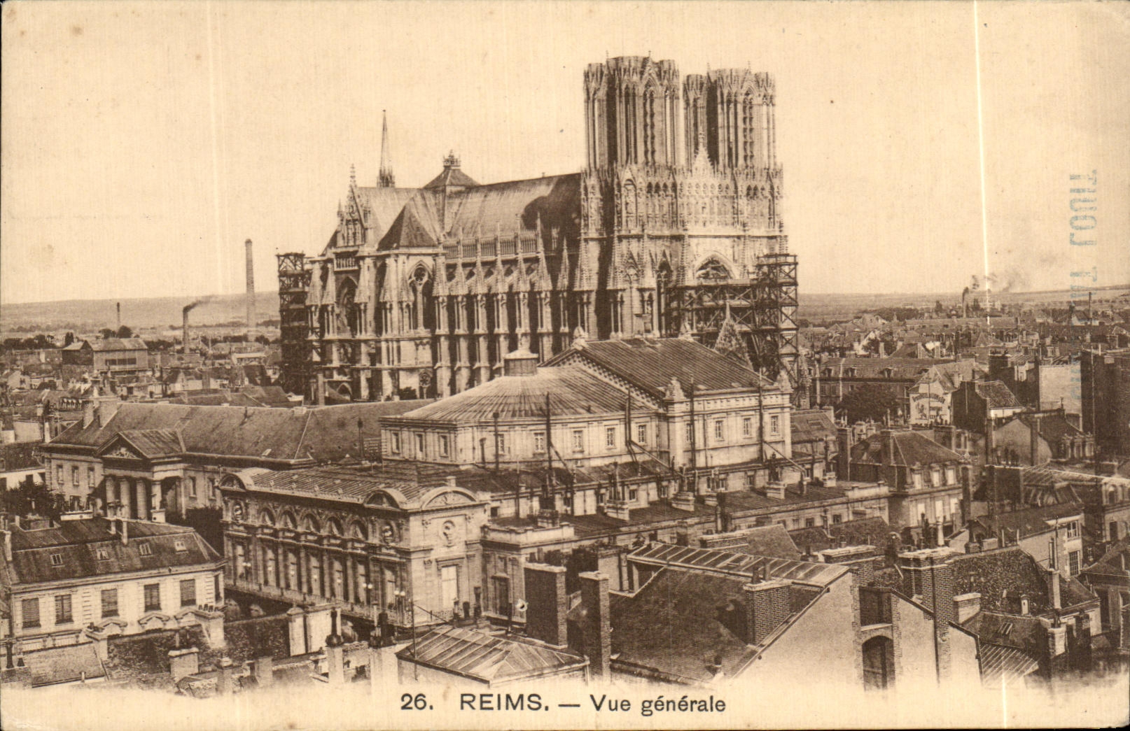 CPA Reims Vue Generale