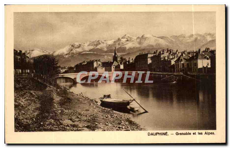 Dauphiné — Grenoble et les Alpes — Éditeur PER LUSTUCRU