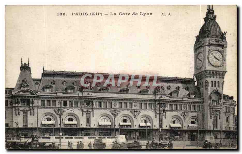 CPA Paris La Gare de Lyon