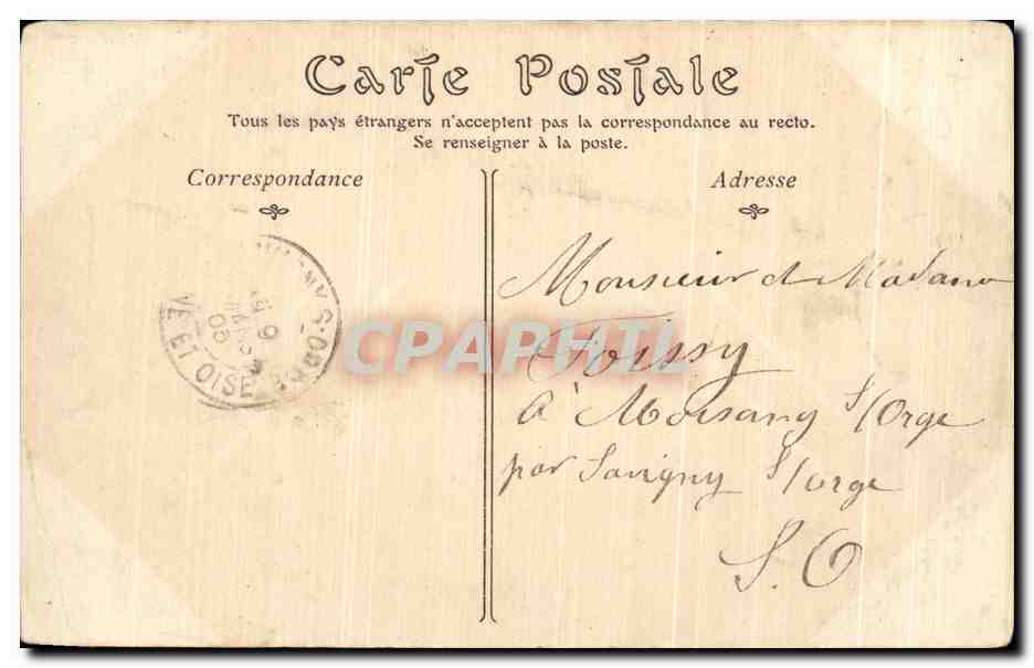 CPA Paris La Gare de Lyon  — Rückseite