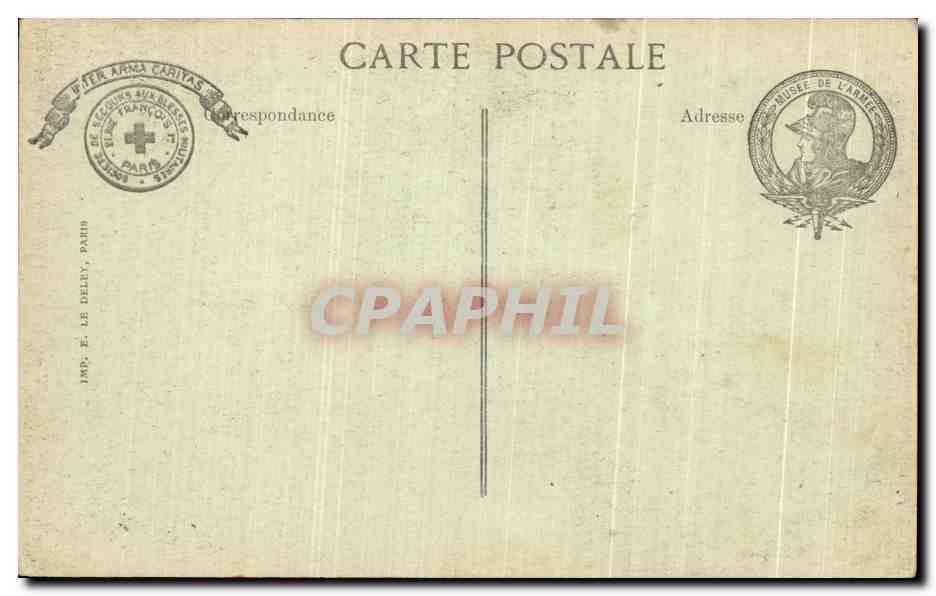 CPA Paris Les Invalides Entree Prinicipale — Rückseite