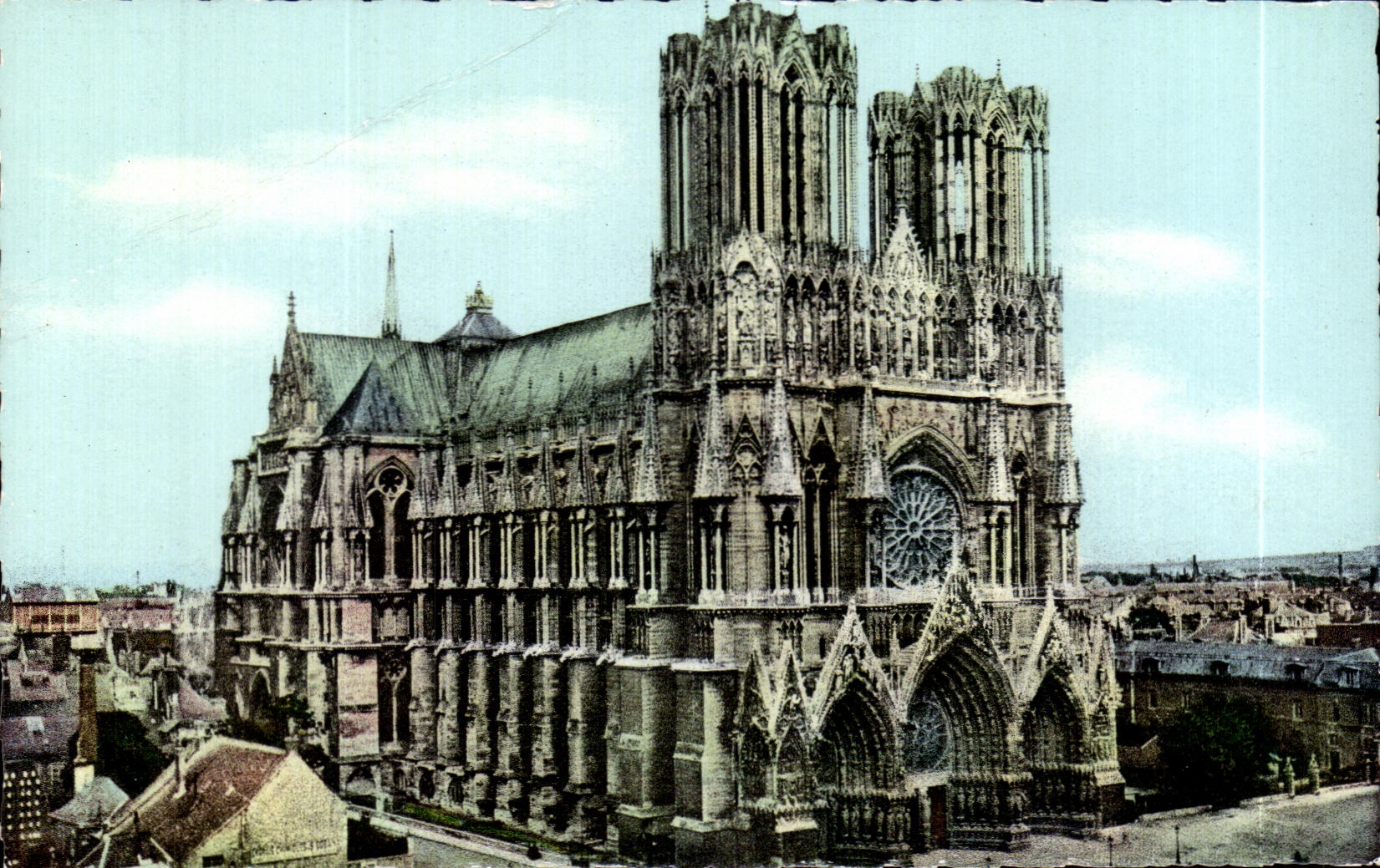 CPA Reims La Cathedrale De Reims