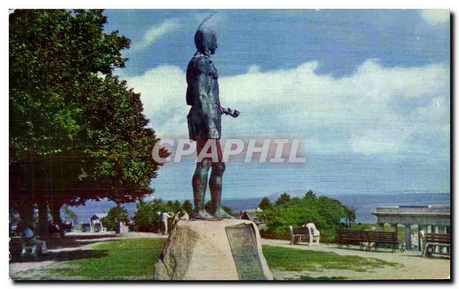 CPA Statue Of Massasoit By Cyrus dallin Plymouth massachusetts