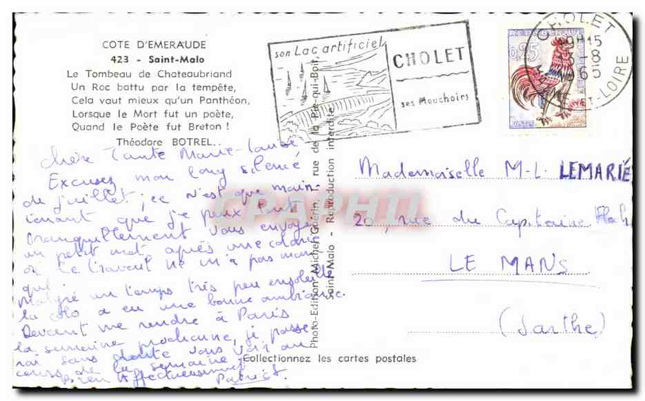Le Tombeau de Chateaubriand — Saint-Malo — Éditeur Emge — Reverso