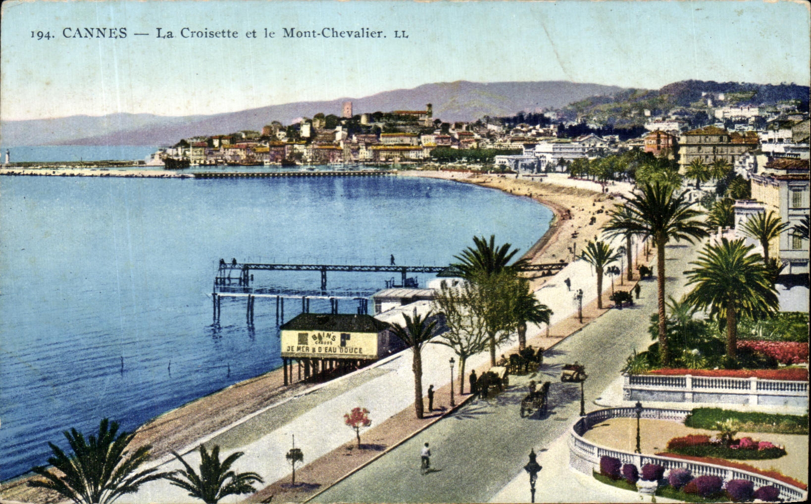 CPA Cannes La Croisette et le Mont Chevalier