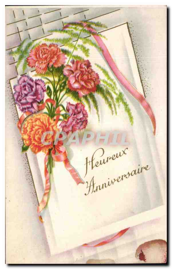 CPA Fantaisie Fleurs 