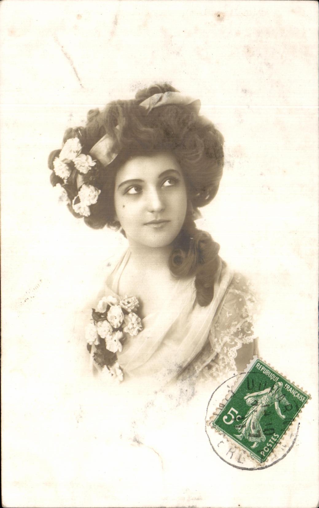 CPA Fantaisie Femme