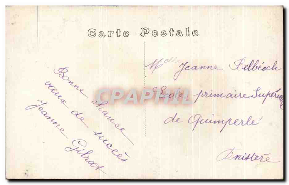 CPA Fantaisie Femme — Rückseite