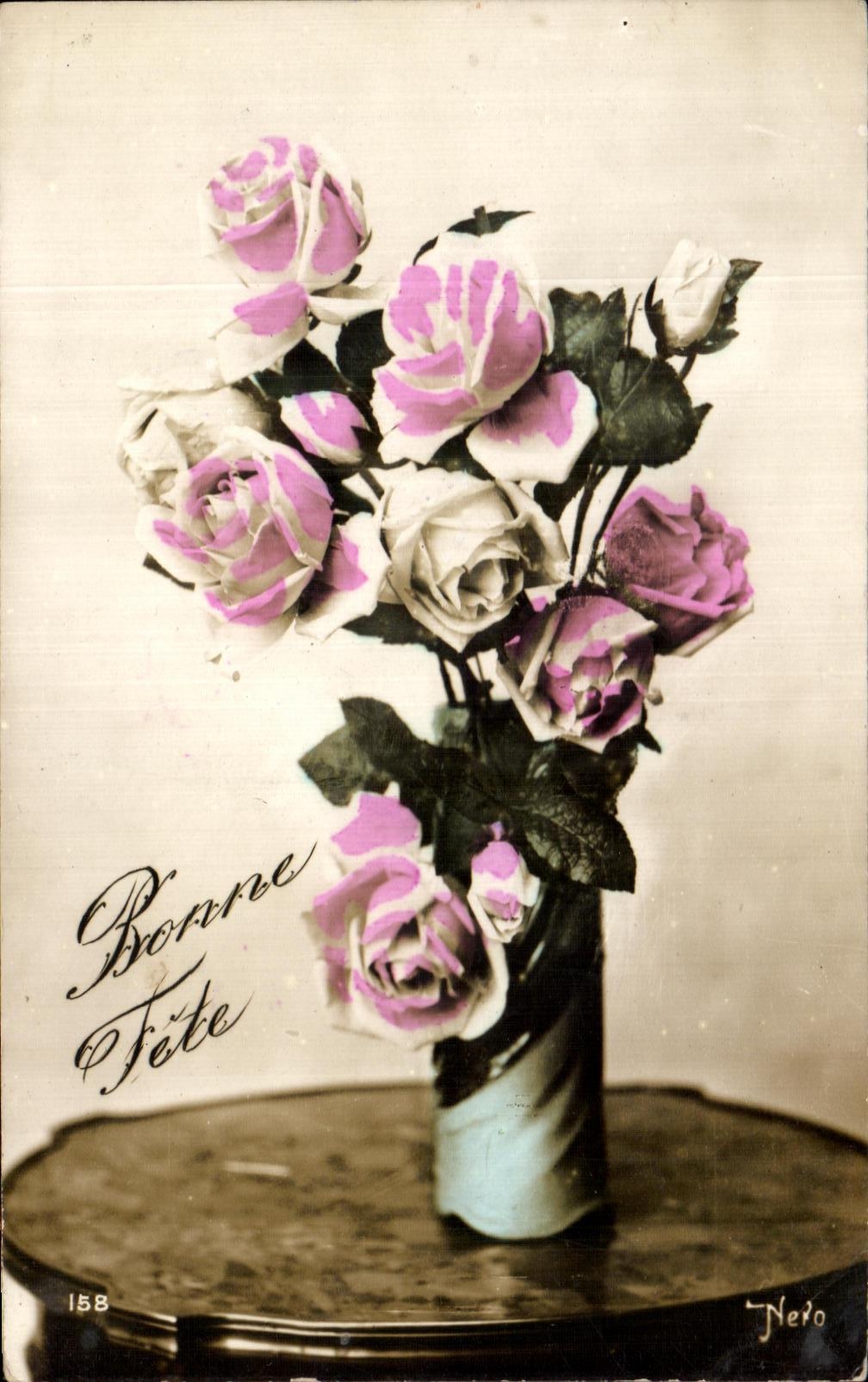CPA Fantaisie Fleurs 