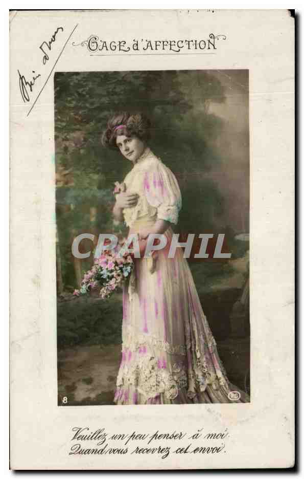 CPA Fantaisie Femme