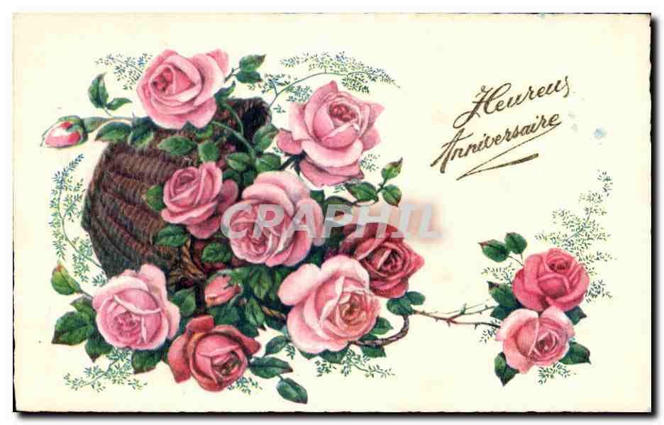 CPA Fantaisie Fleurs 