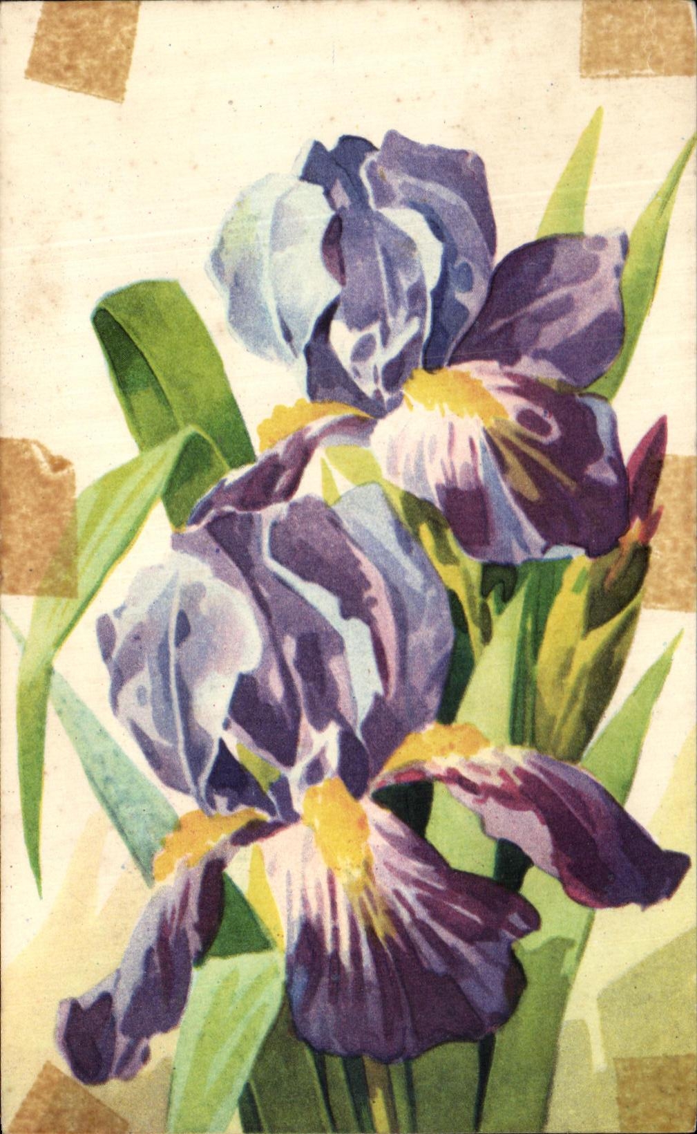 CPA Fantaisie Fleurs 