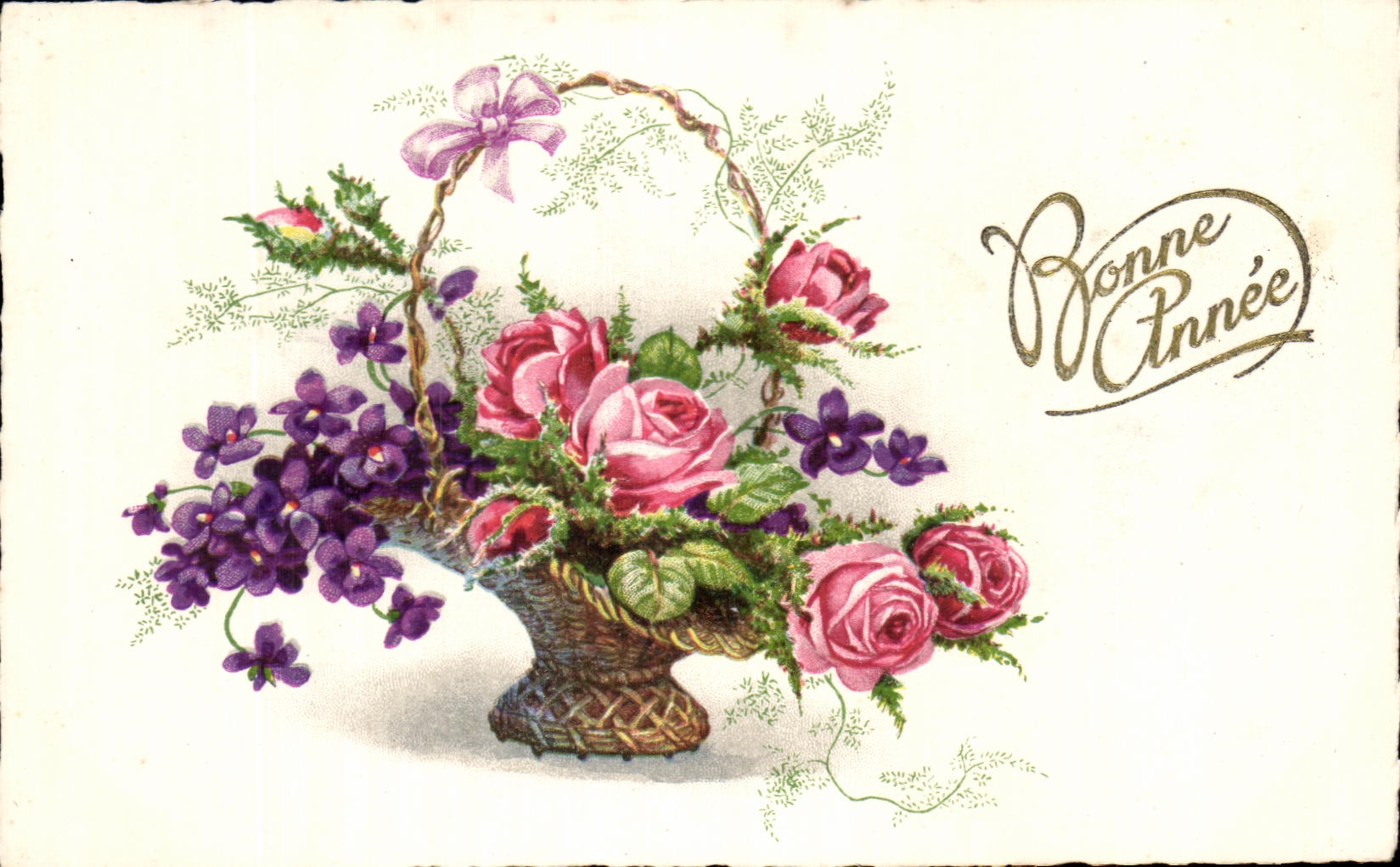 CPA Fantaisie Fleurs 