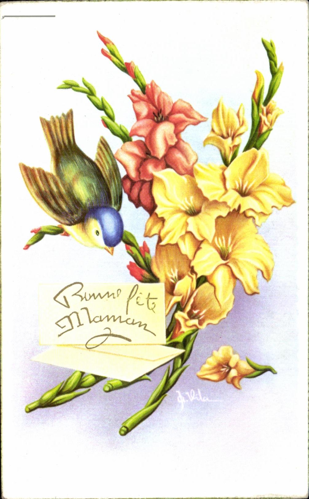 CPA Fantaisie Fleurs 