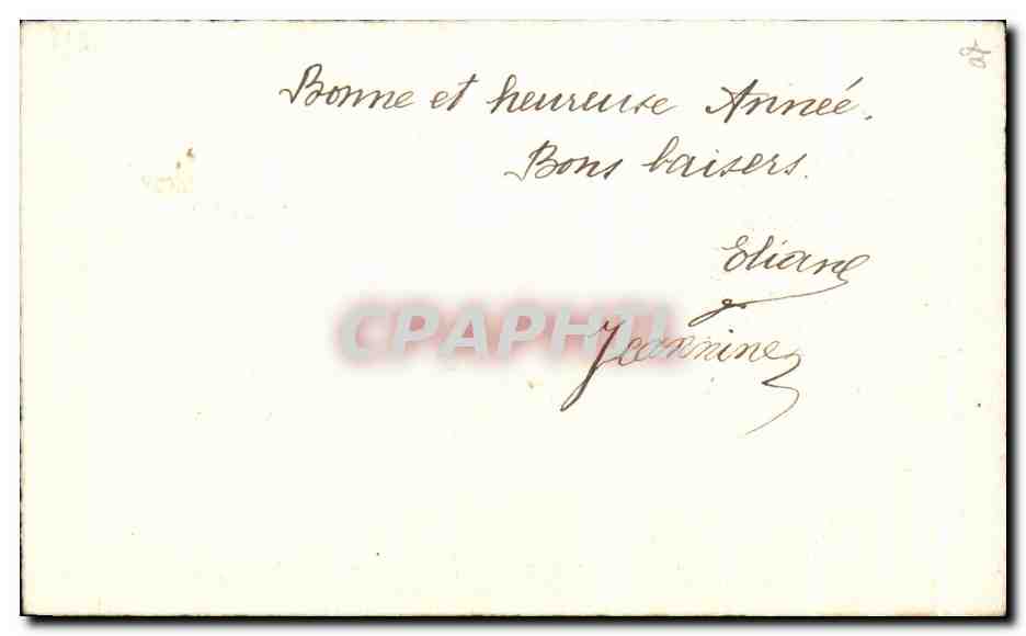 CPA Fantaisie Fleurs  — Verso