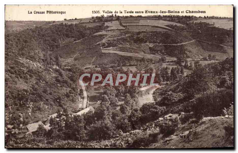 Vallée de la Tarde entre Évaux-les-Bains et Chambon — La Creuse Pittoresque, n°1506