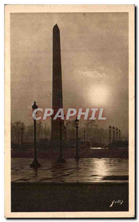 CPA Paris Pittoresque L'Obelisque Place De La Concorde