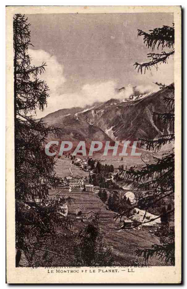 Argentière - Massif du Mont-Blanc. Le Montroc et Le Planet - LL