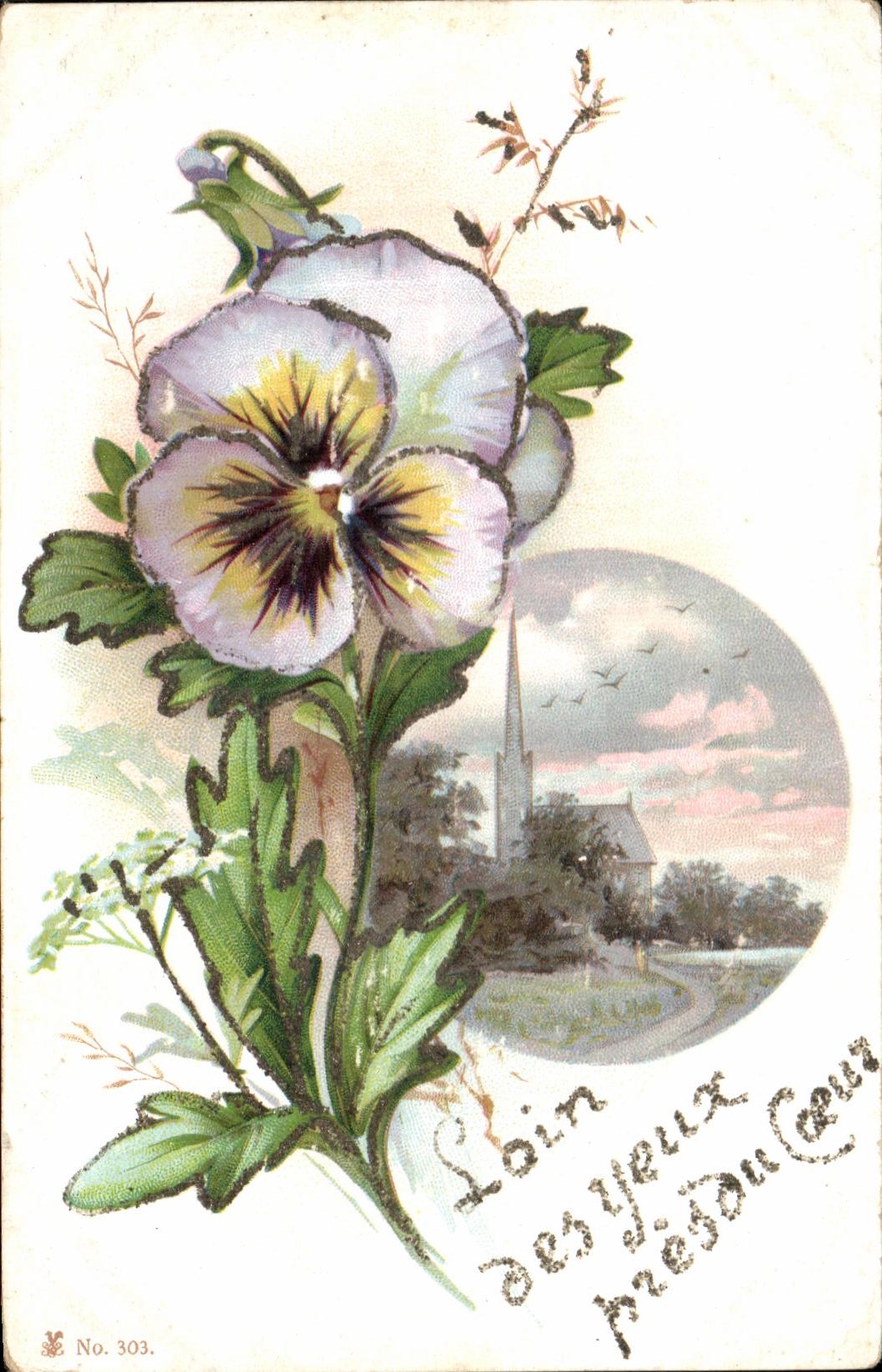 CPA Fantaisie Fleurs 