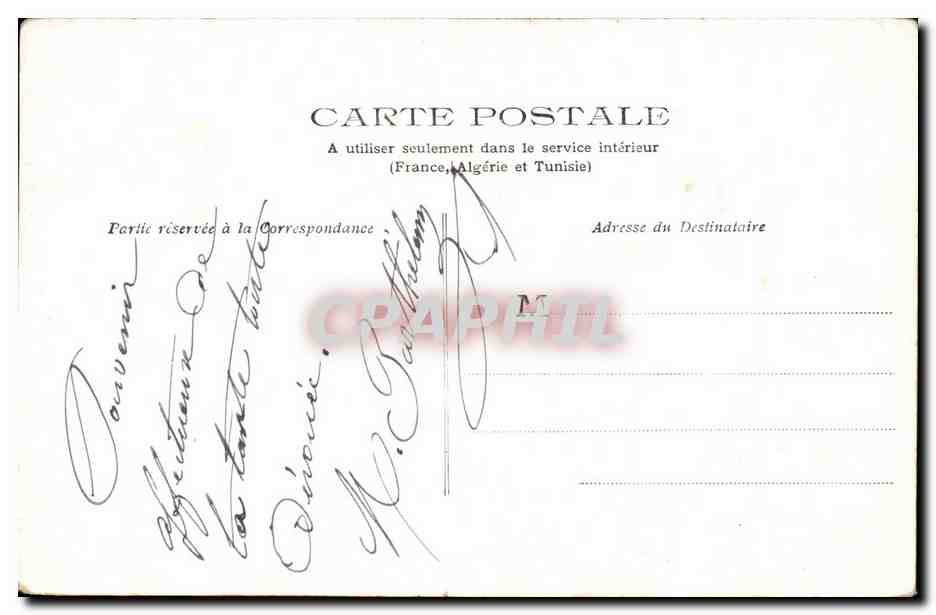 CPA Fantaisie Fleurs  — Verso