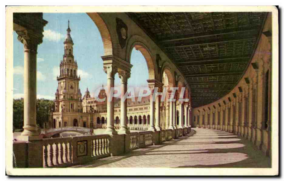 Plaza de España — Séville — Heliotipia Artística, Madrid, n°19