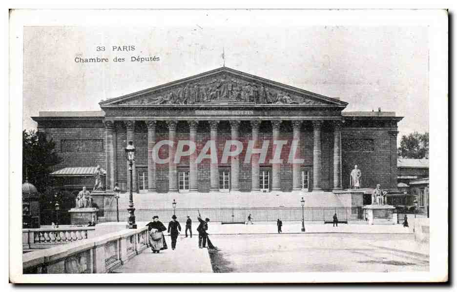 CPA Paris Chambre Des Deputes