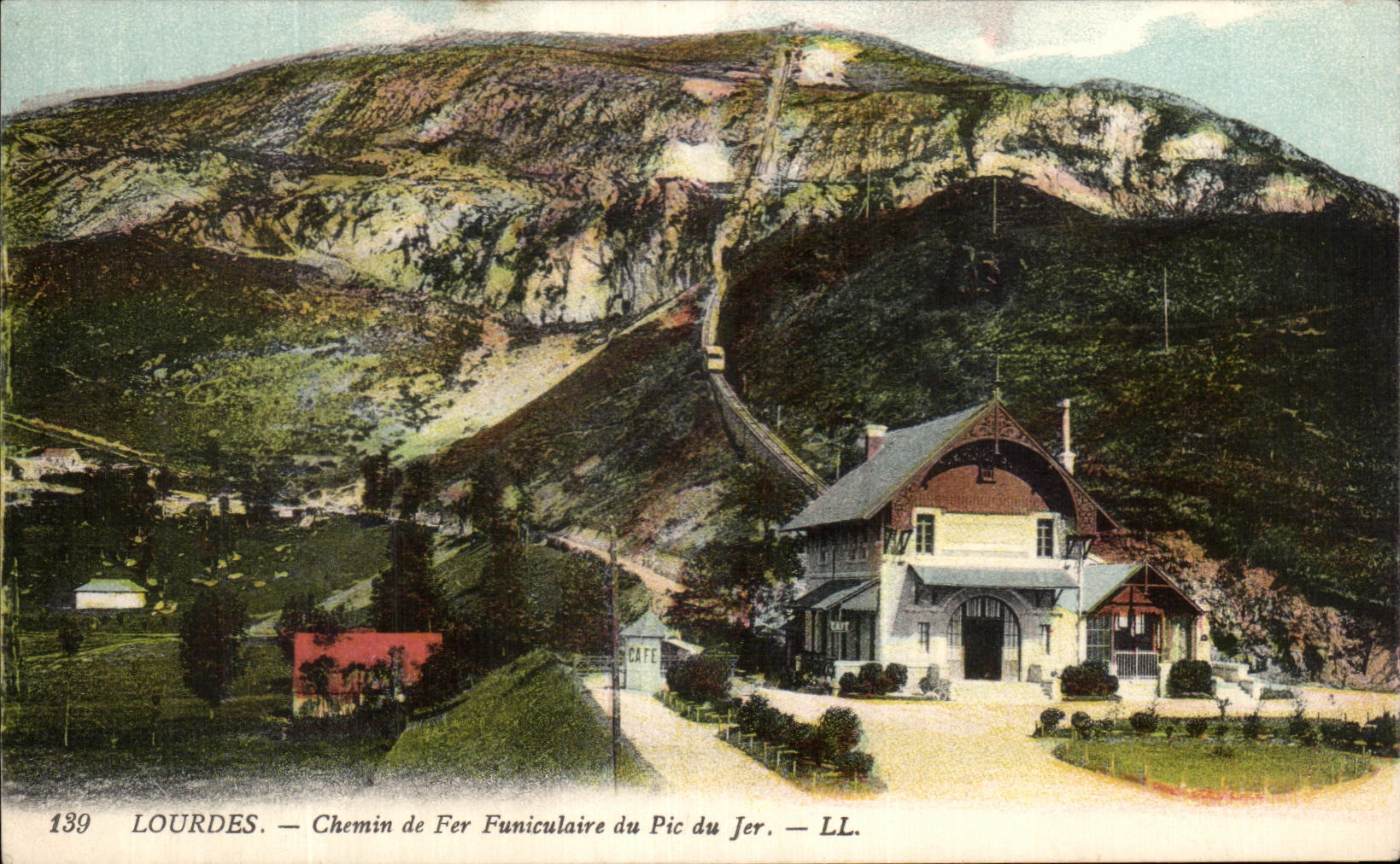 CPA Lourdes Chemin de Fer Funiculaire du Pic du Jer