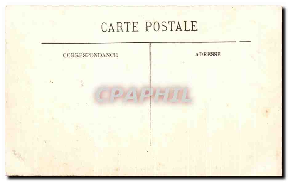 CPA Lourdes Chemin de Fer Funiculaire du Pic du Jer — Verso