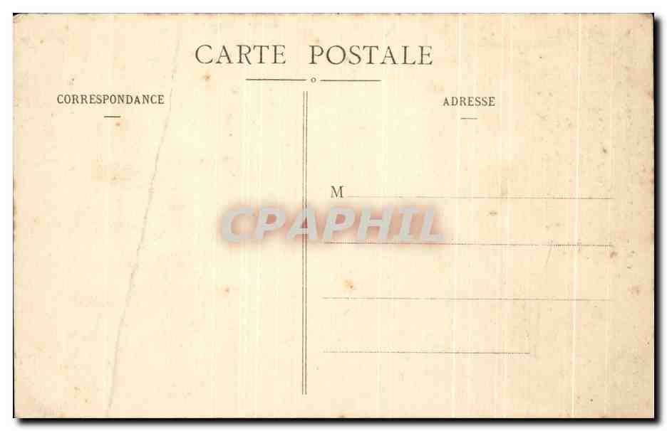 CPA Paris Montmartre Basilique du Sacre Coeur Le Campanile — Rückseite