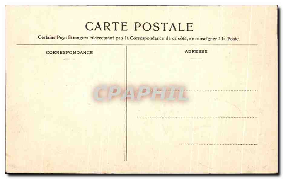 CPA Versailles Le Chateau Entree de la Cour d'Honneur du Grand Trianon — Verso