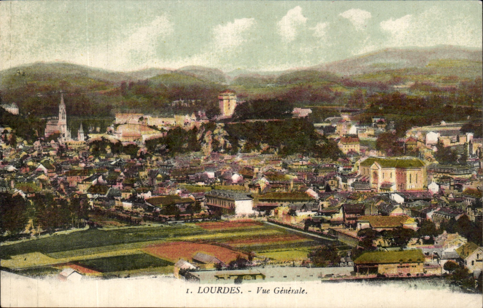 CPA Lourdes Vue Generale