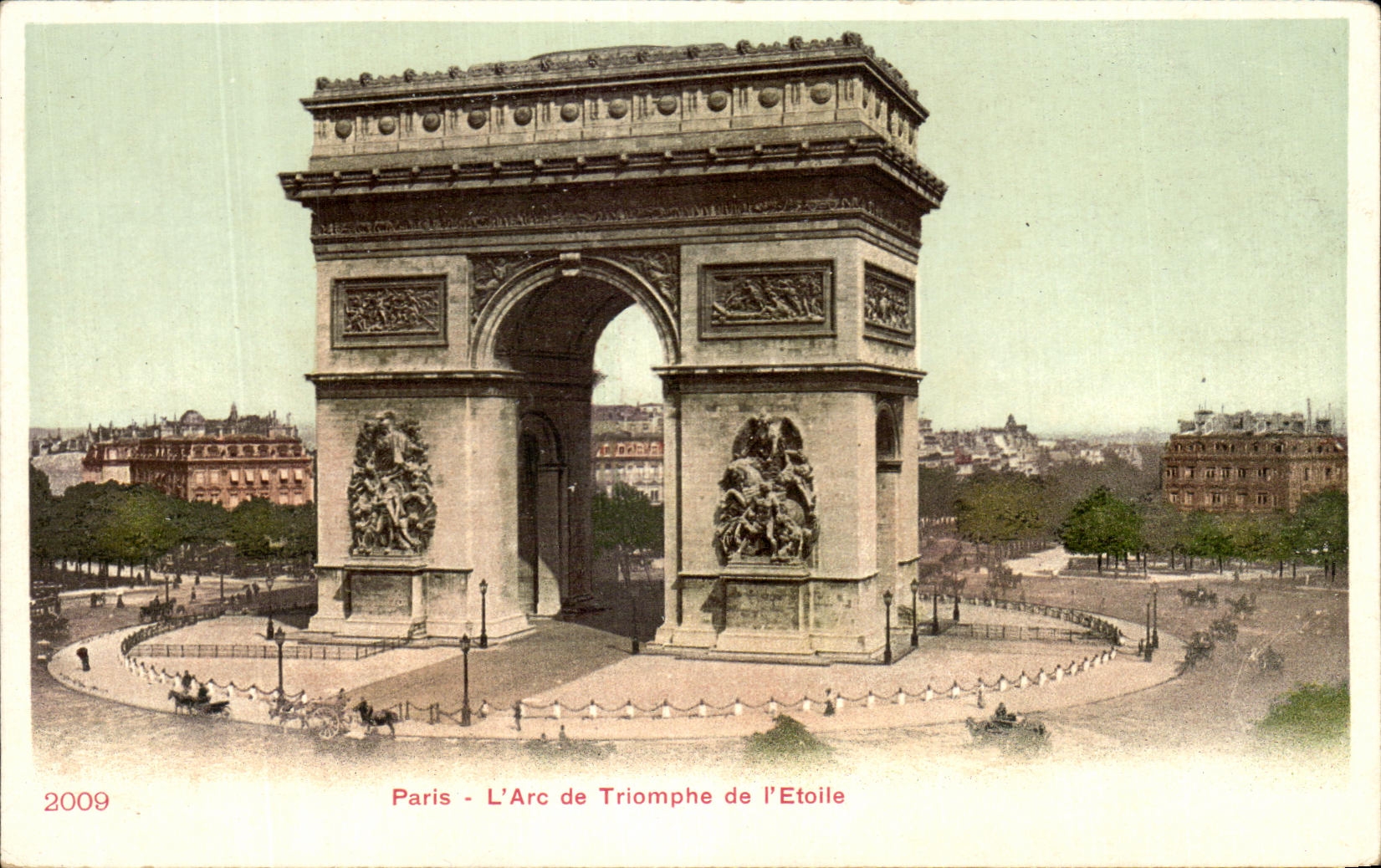 CPA Paris L'Arc de Triomphe de I'Etoile