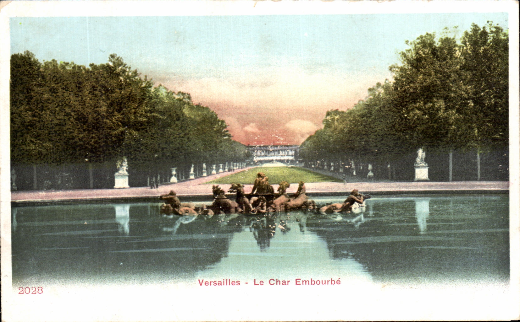 CPA Versailles Le Char Embourbe