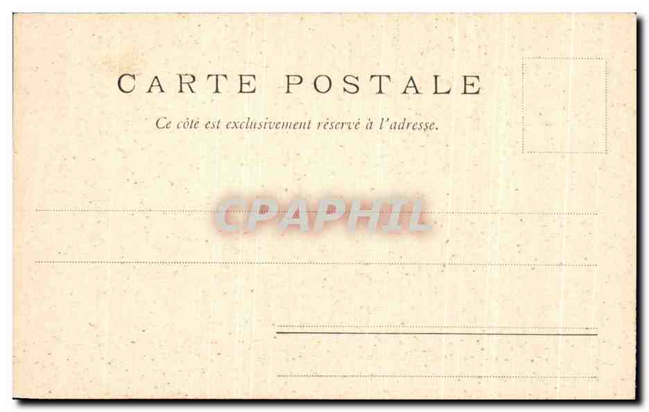 CPA Versailles Le Char Embourbe — Verso