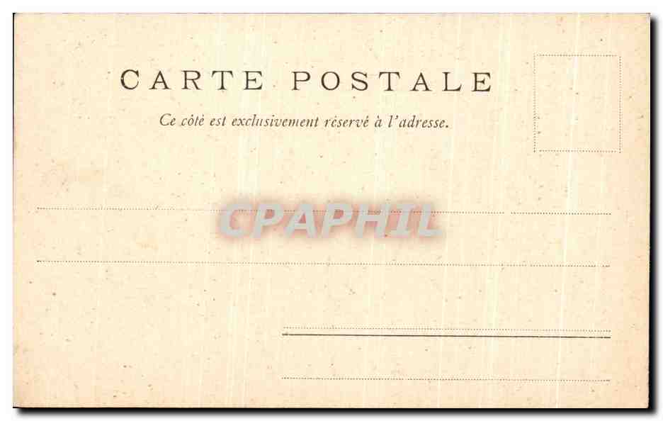 CPA Versailles Le Bassin de Latone — Verso
