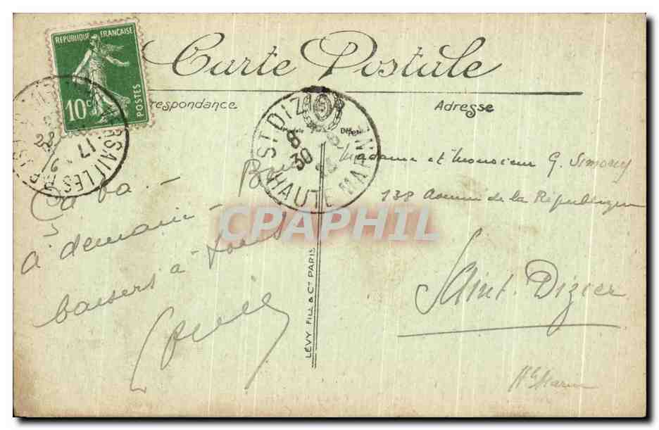 CPA Versailles Trianon Maison De La Reine — Verso