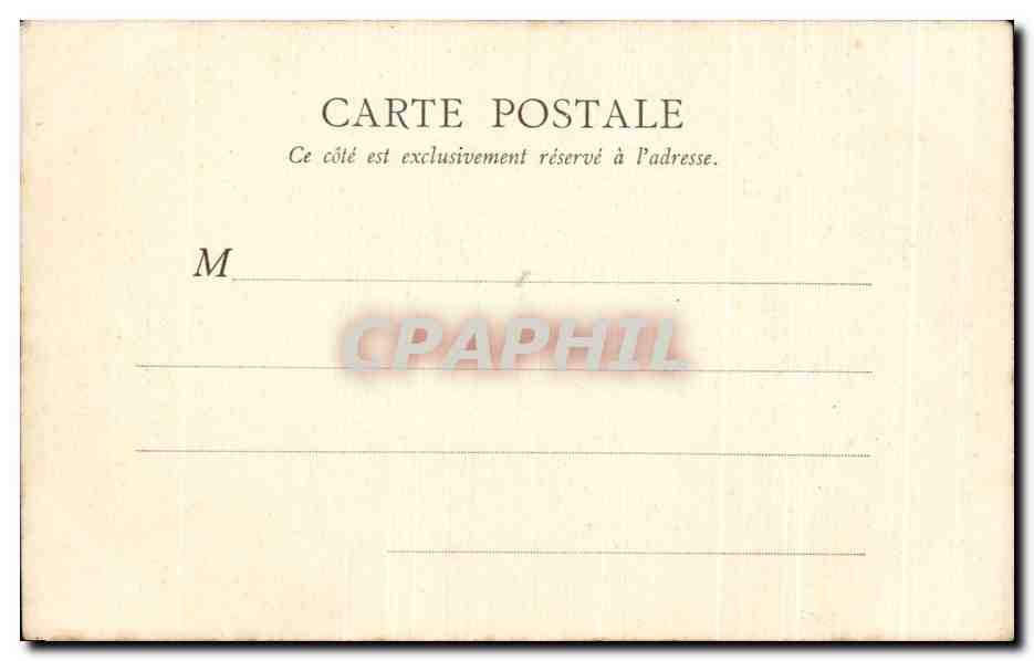 CPA Blois La chateau — Rückseite
