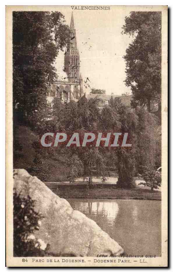 Valenciennes — Parc de la Dodenne — Édition Fournier, Librairie Girard, n°84