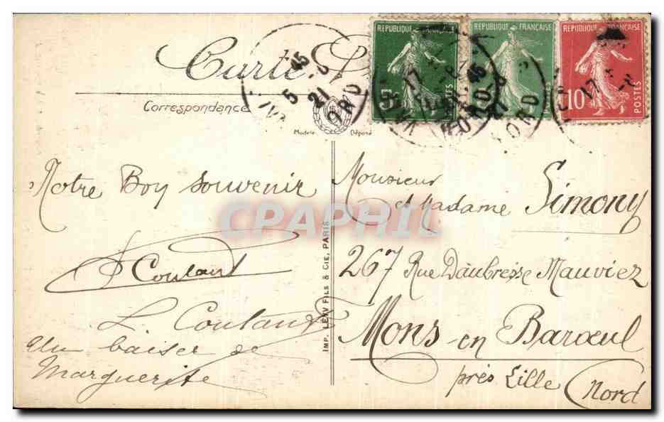 Valenciennes — Parc de la Dodenne — Édition Fournier, Librairie Girard, n°84 — Reverso