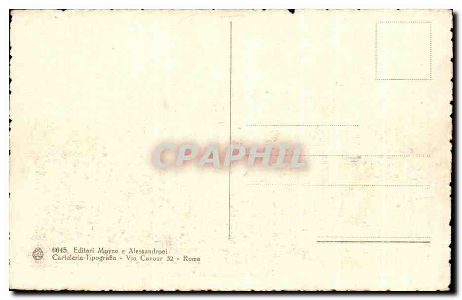 CPA Roma Palazzo Dl Giustizia — Rückseite