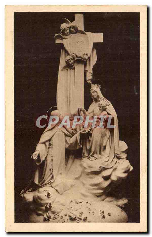 Statue de la Vierge Marie avec l'Enfant — Chapelle des Carmélites de Liseux — éditeur non visible
