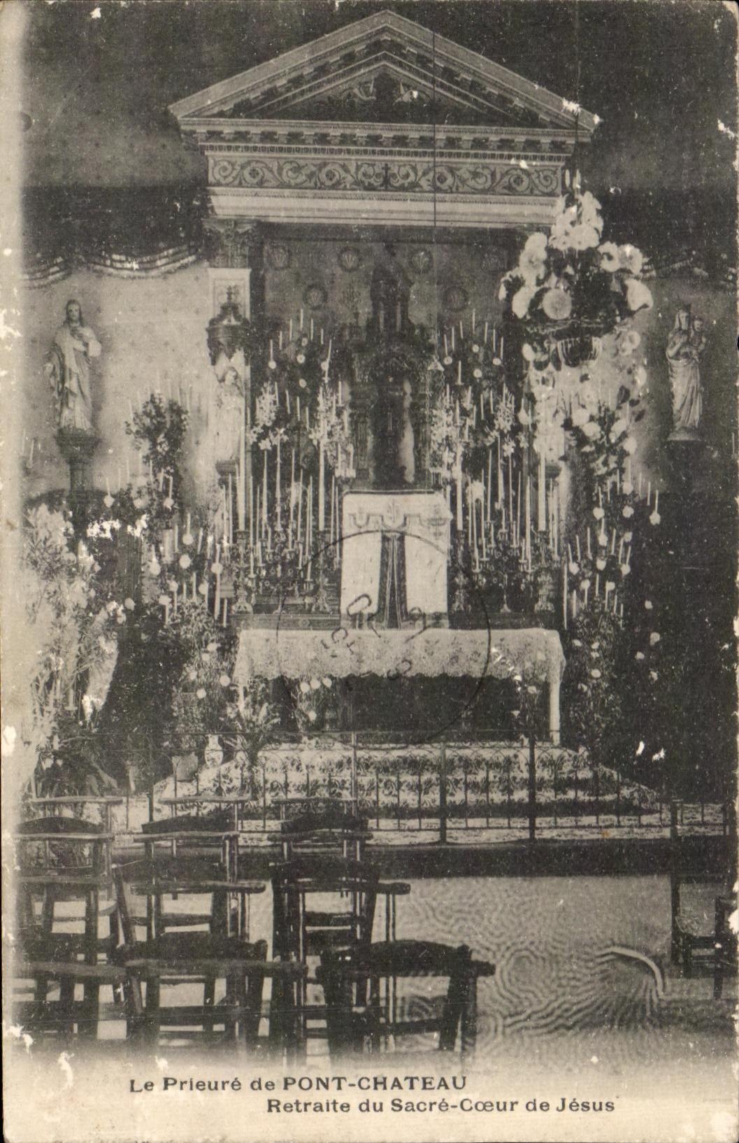 CPA Le Prieure De Pont Chateau Retralte De Sacre Coeur De Jesus